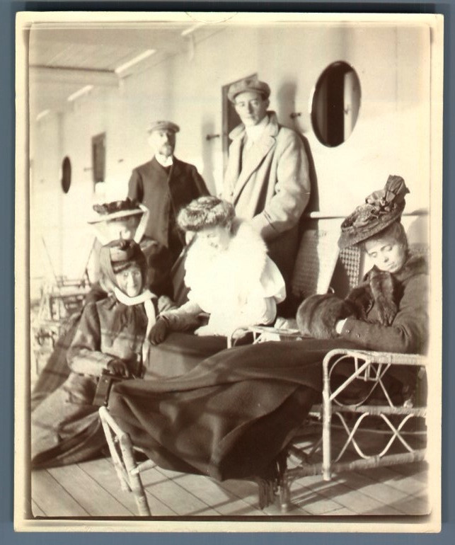UK, On board of the Ship RMS Moldova Vintage citrate print. av photo series