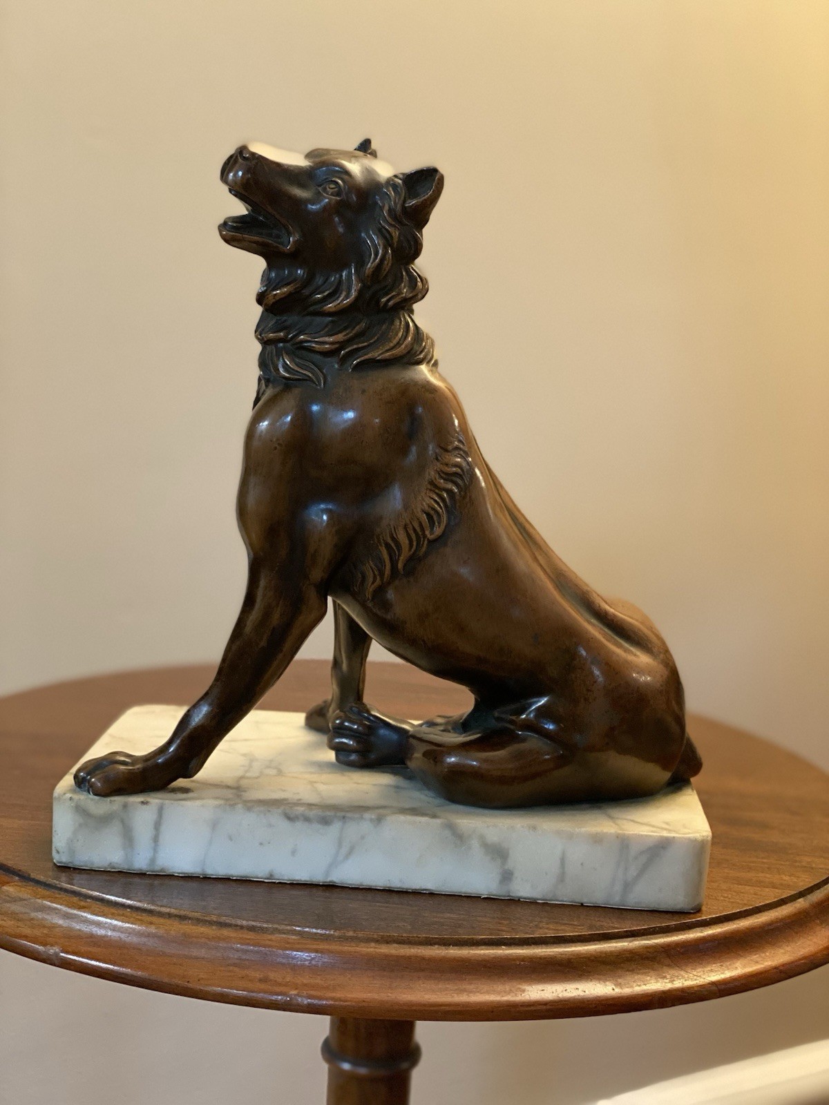 Antique Bronze ‘Jennings Dog’ Sculpture Elkington Co. Grand Tour Antique Bronze ‘Jennings Dog’ Sculpture Elkington Co. Grand Tour