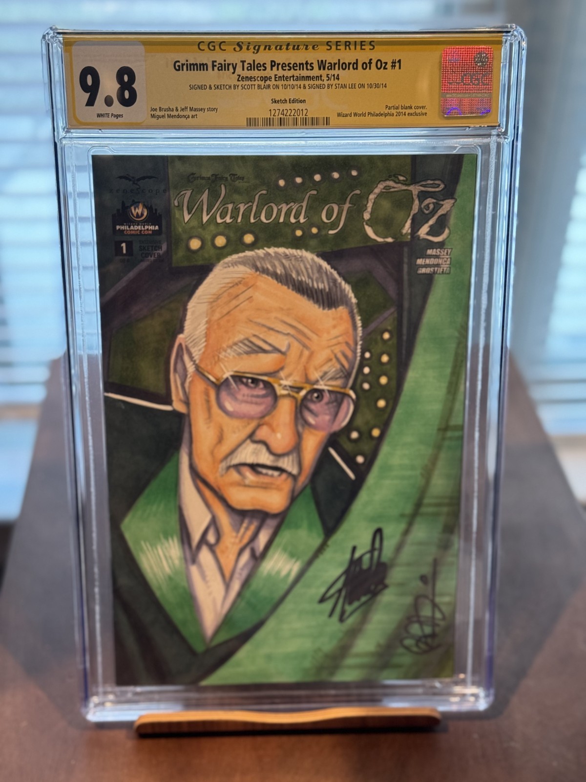 Warlord of Oz #1 CGC SS 9.8 Stan Lee SIGNED ONE OF A KIND Wizard of Oz COSPLAY