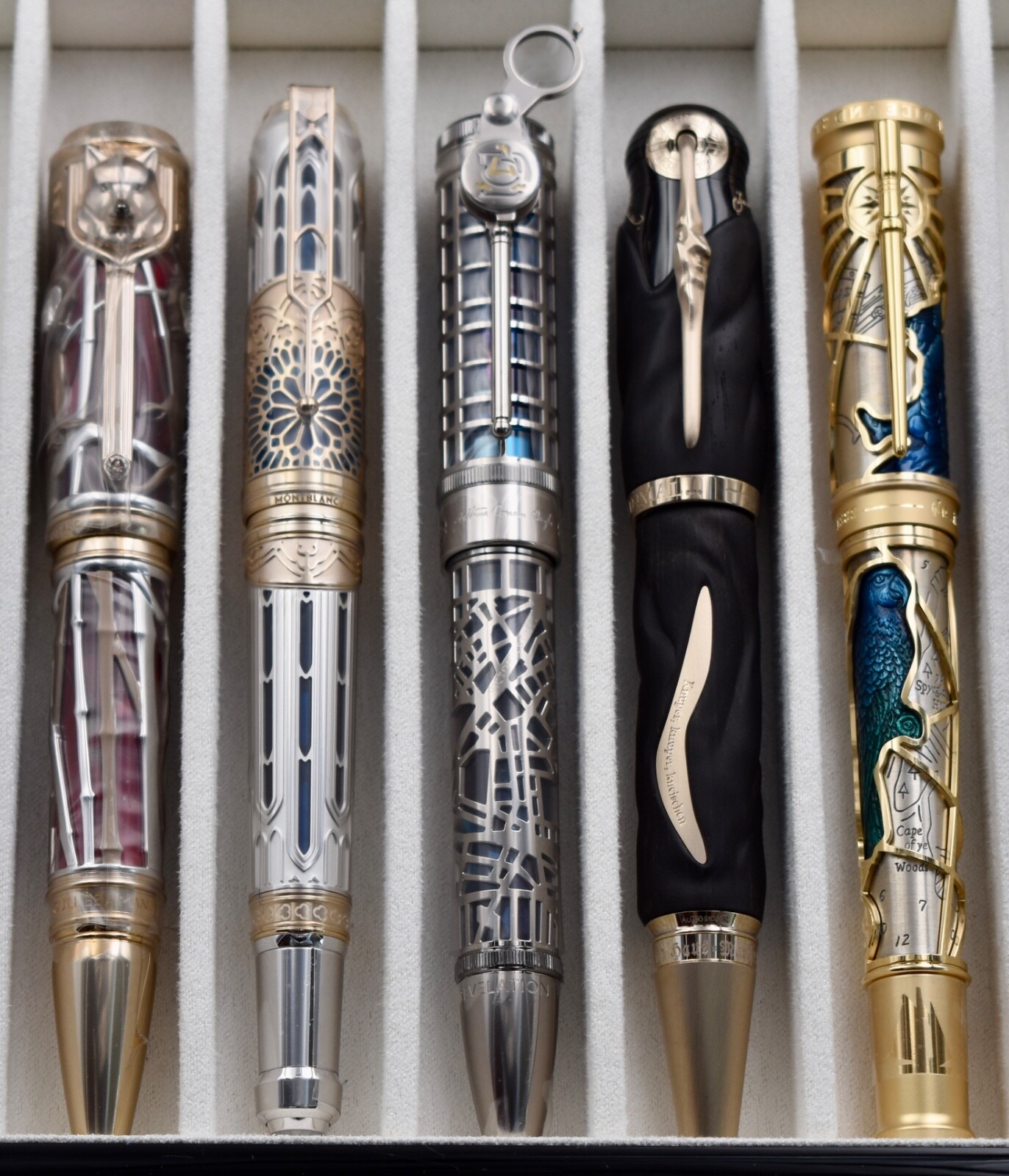 MONTBLANC Artisan Writers Limited Edition the Complete Collection 2019 - 2023 MONTBLANC Artisan Writers Limited Edition the Complete Collection 2019 - 2023