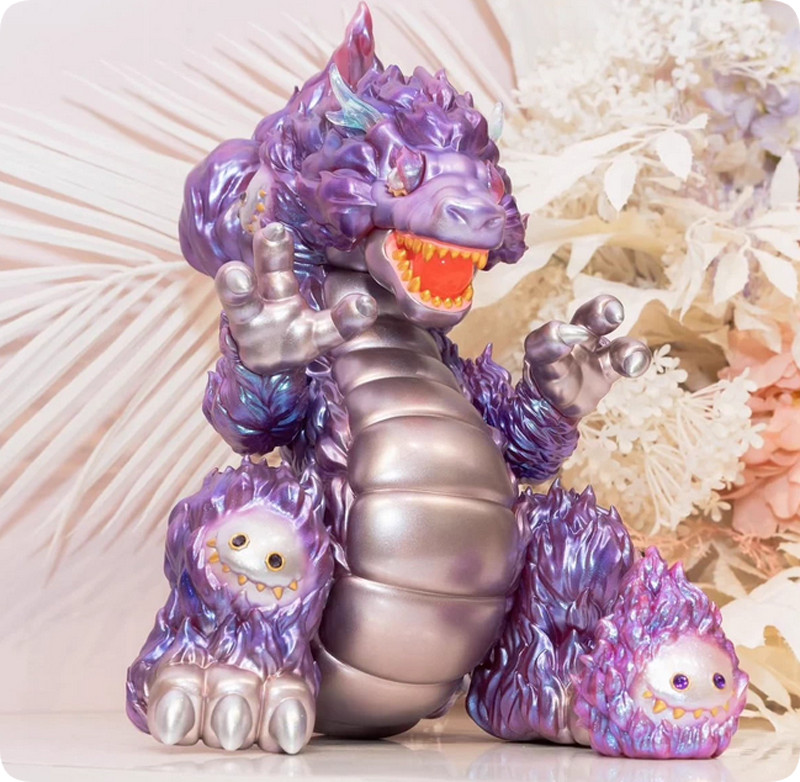 Rare Instinctoy Vincent Fire Dragon Model Figure 2024 PTS Purpl Limited Edition