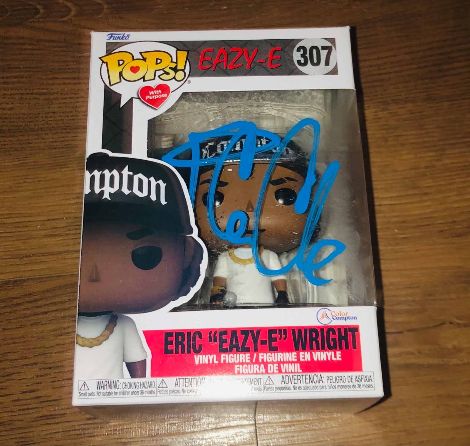 Ice Cube NWA Eric Eazy E Wright #307 Straight Outta Compton Signed Funko PSA Ice Cube NWA Eric Eazy E Wright #307 Straight Outta Compton Signed Funko PSA