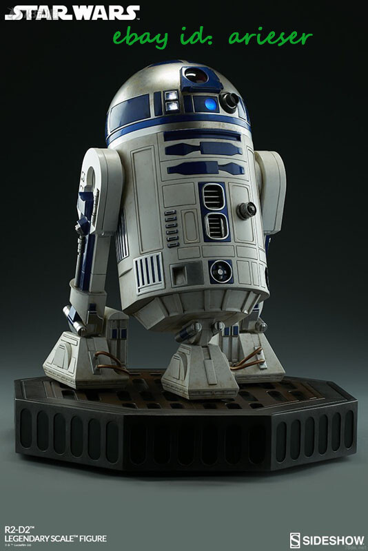 Sideshow Legendary Scale(Tm) Star Wars R2-D2 1/2 Statue Figure In Stock New Sideshow Legendary Scale(Tm) Star Wars R2-D2 1/2 Statue Figure In Stock New