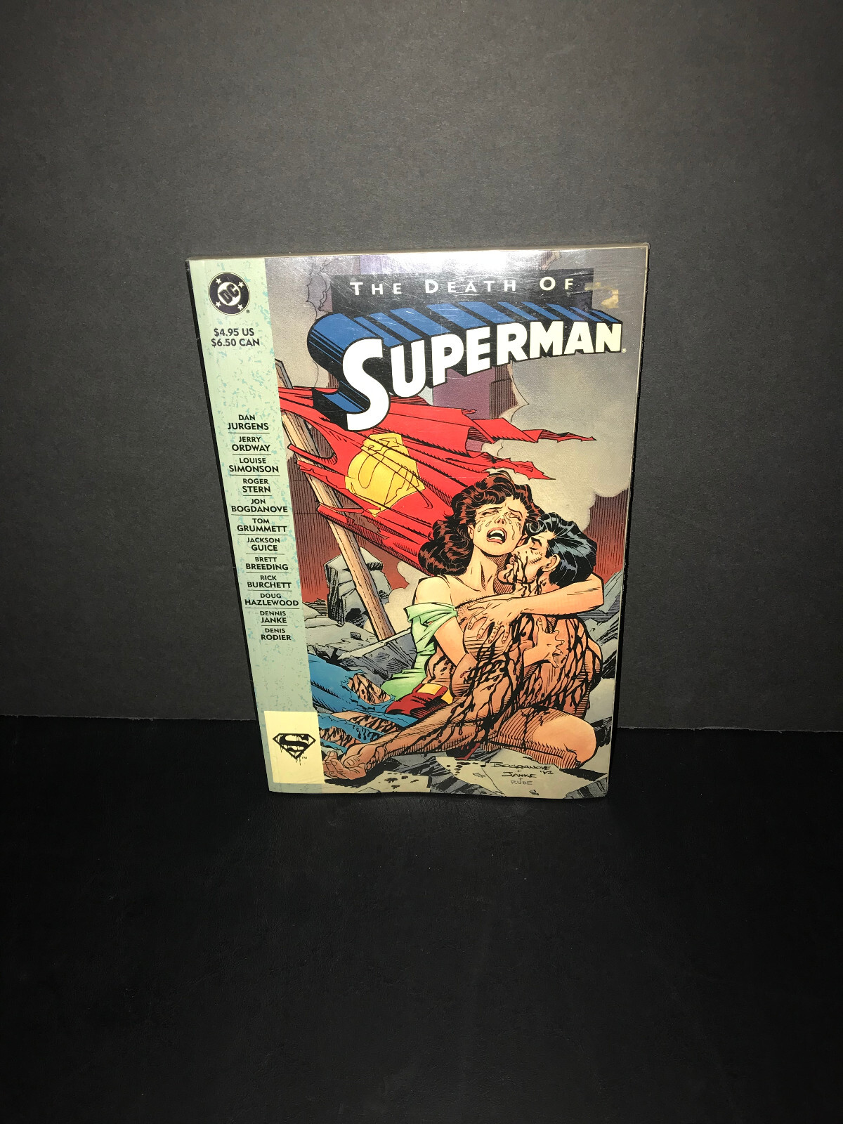 The Death of Superman Comic Book 1st Edition Print Modern Age VTG 1993 Orig Pack The Death of Superman Comic Book 1st Edition Print Modern Age VTG 1993 Orig Pack