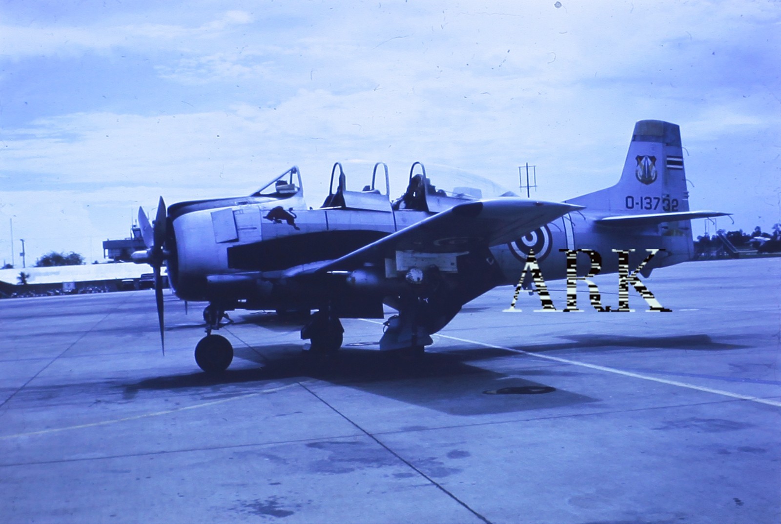 1968 Original Thailand Redbull logo Vietnam war 35mm Kodachrome slide photo 1968 Original Thailand Redbull logo Vietnam war 35mm Kodachrome slide photo