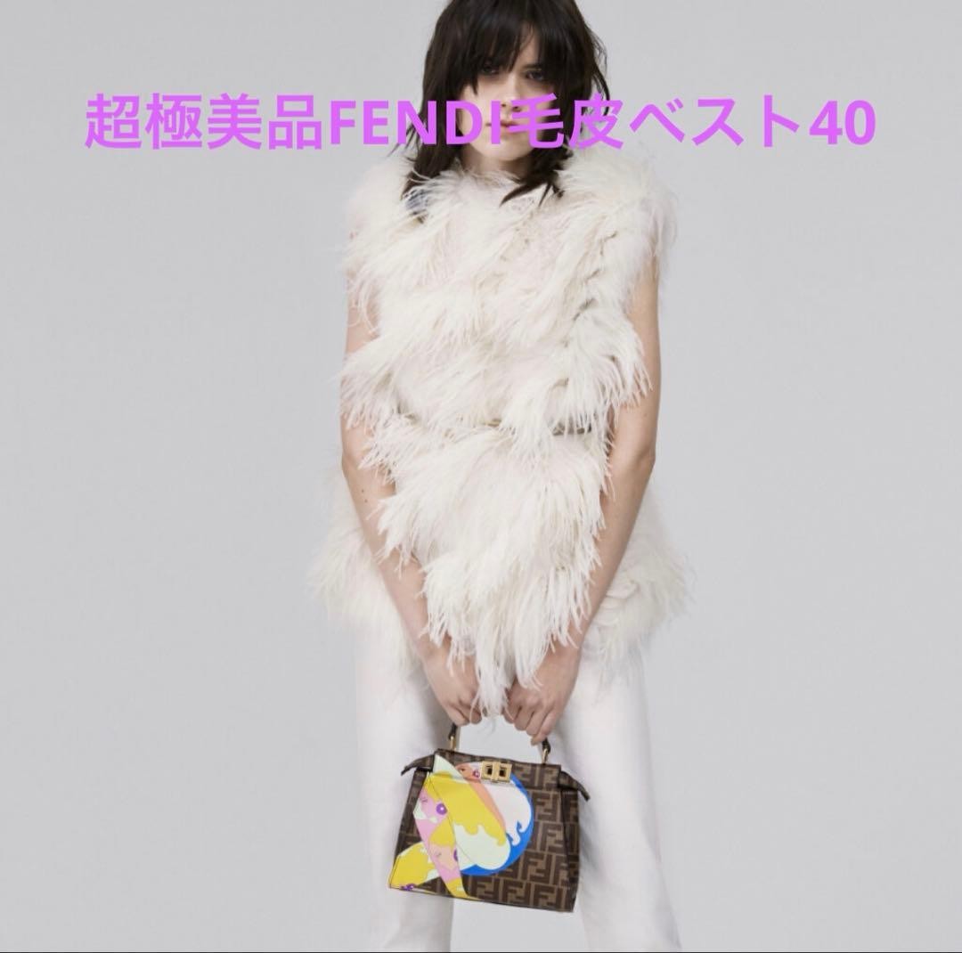 Fendi 70 Off Ultra-Luxury Fashionable Fur Vest Size 40 Women Rare Luxury Designe Fendi 70 Off Ultra-Luxury Fashionable Fur Vest Size 40 Women Rare Luxury Designe