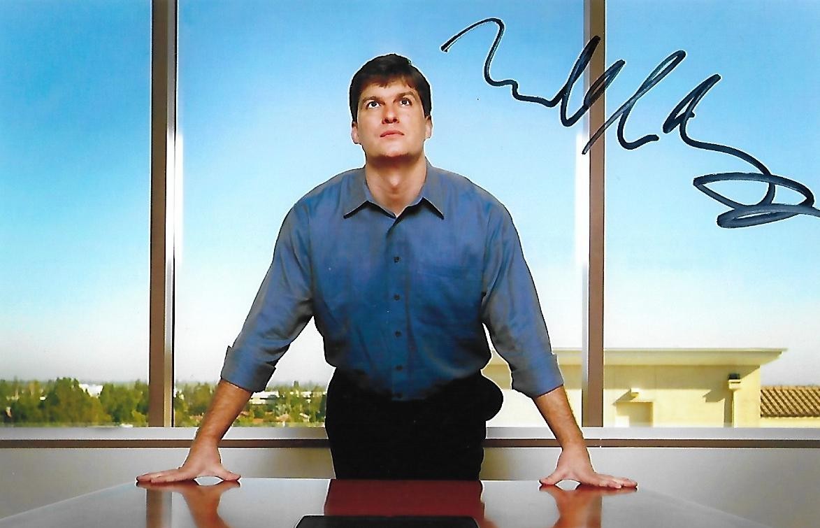 Michael Burry auto/signed 4x6 photo The Big Short Finance Historical COA LOOK Michael Burry auto/signed 4x6 photo The Big Short Finance Historical COA LOOK