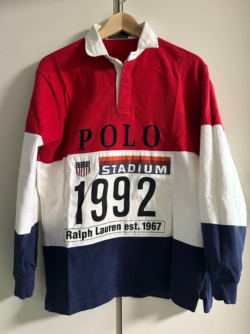 Ralph Lauren Polo By Stadium 1992 Shirt Men Vintage Limited Edition Rare Amerian