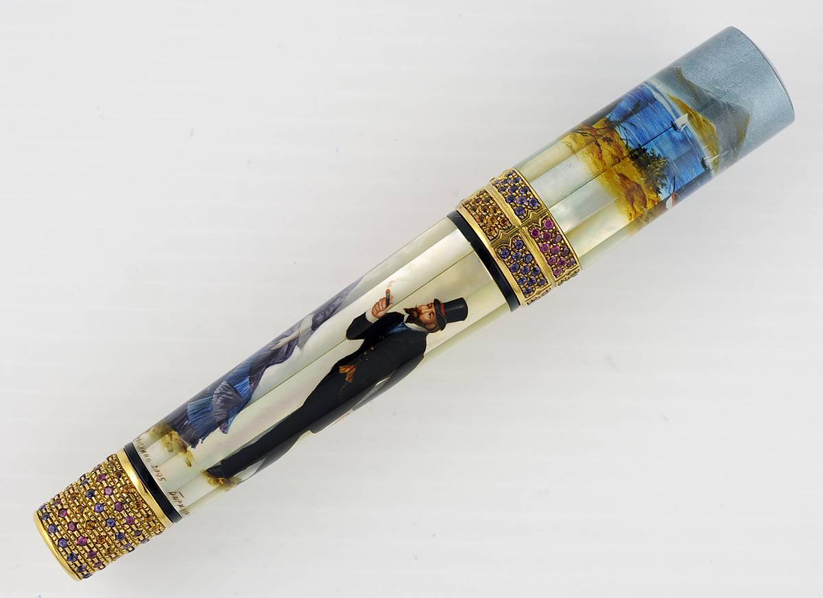 RARE KRONE MOULIN ROUGE MAGNUM LIMITED EDITION FOUNTAIN PEN ONLY 18 PENS MADE RARE KRONE MOULIN ROUGE MAGNUM LIMITED EDITION FOUNTAIN PEN ONLY 18 PENS MADE