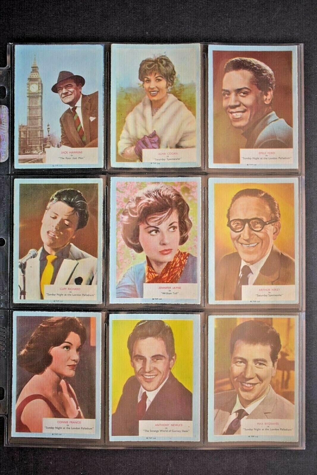 1958 A&BC *WHO-Z-AT STAR* COMPLETE 70 CARD SET  VG/EX  **RARE**