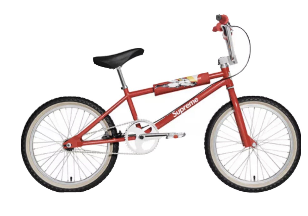 DEADSTOCK SUPREME x S&M 1995 BMX DIRTBIKE RED BIKE NEW IN BOX EXTREMELY LIMITED DEADSTOCK SUPREME x S&M 1995 BMX DIRTBIKE RED BIKE NEW IN BOX EXTREMELY LIMITED