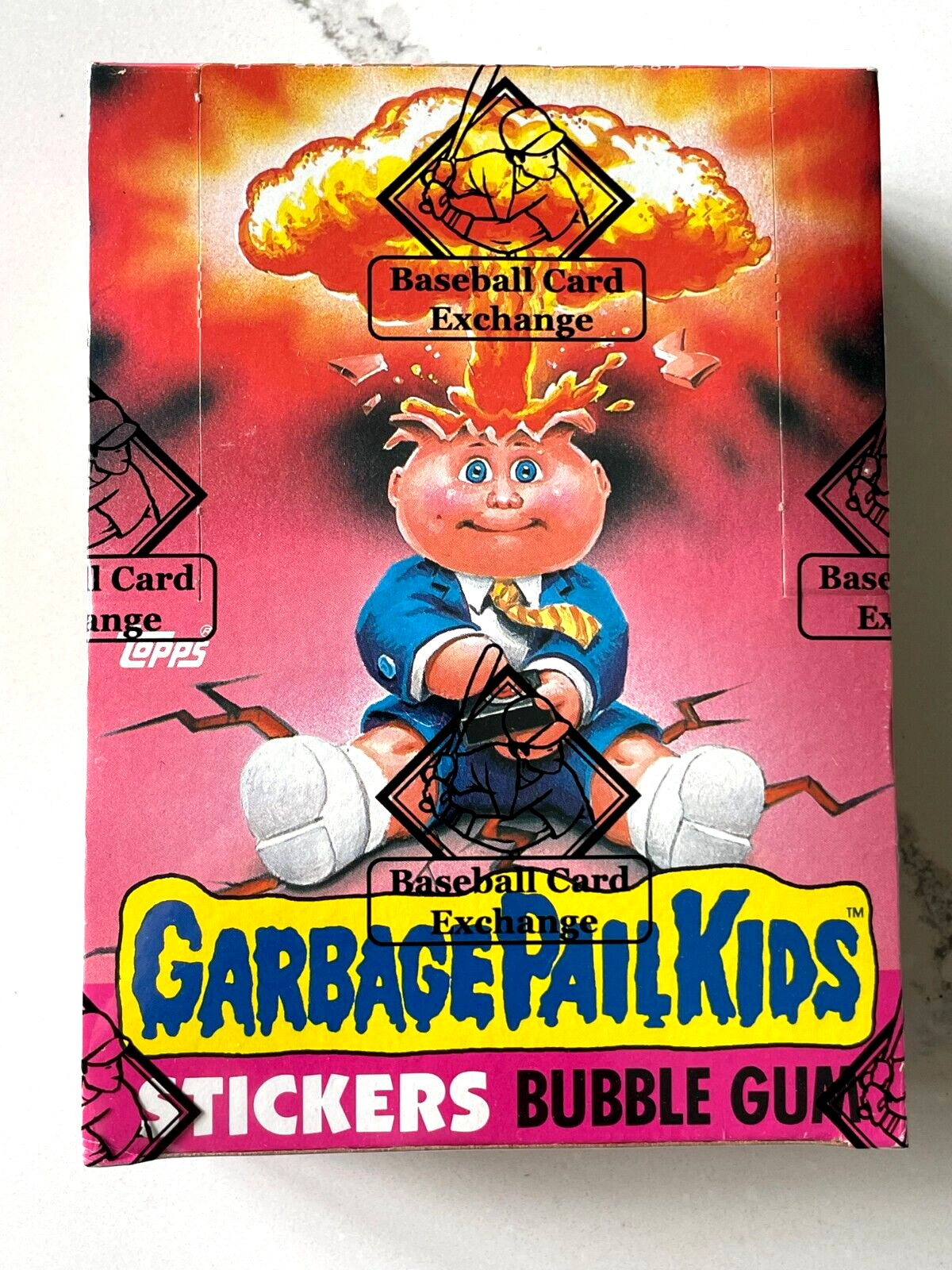 Vintage 1985 Garbage Pail Kids Original 1st Series 48 Wax Pack Box GPK OS1 BBCE
