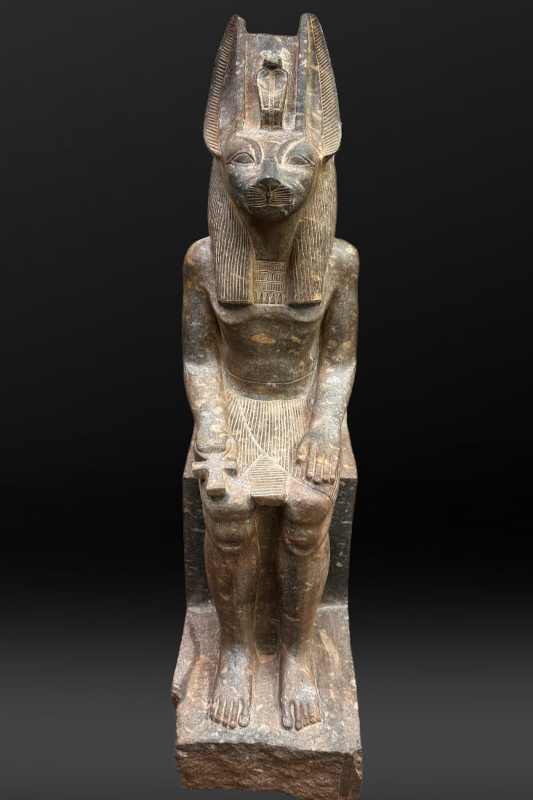 Antique Egyptian Anubis Statue God of Death Rare Ancient Egyptian Antiquities BC