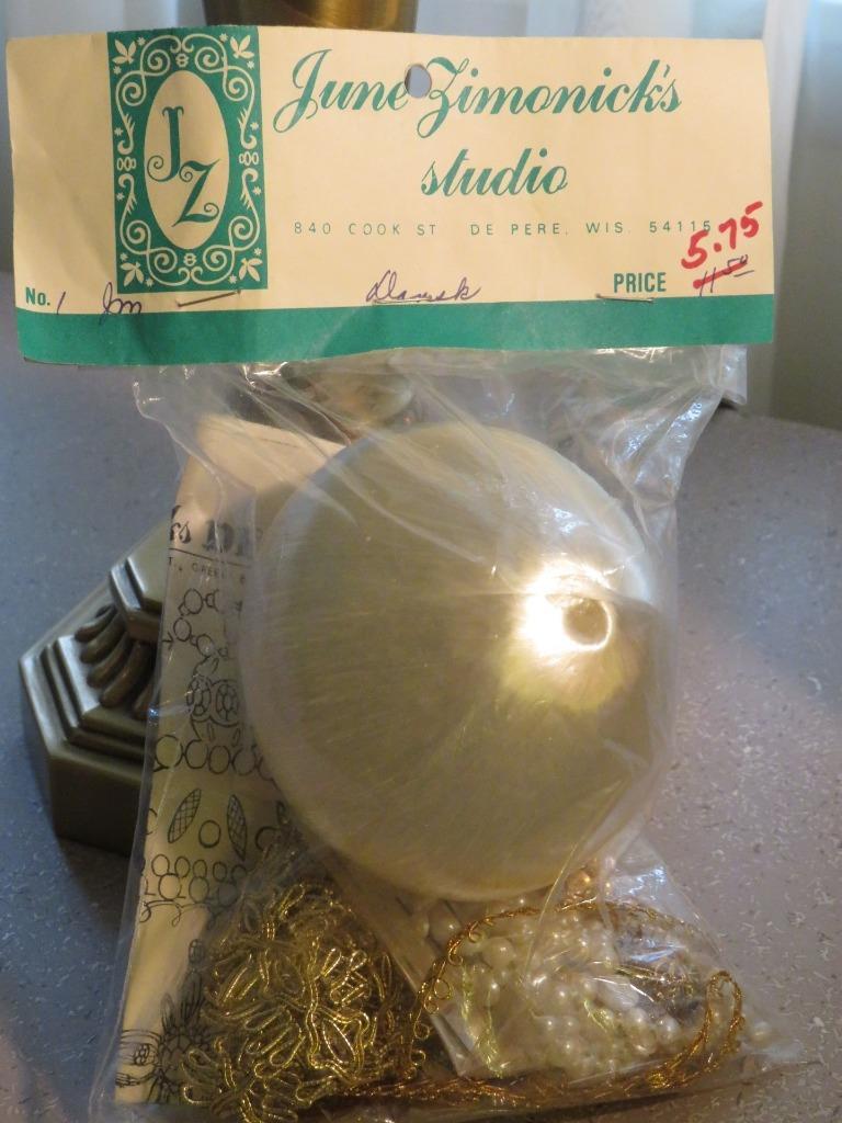 JUNE ZIMONICK'S STUDIO Christmas Ornament Kit #1 - JUNE ZIMONICK'S STUDIO Christmas Ornament Kit #1 -