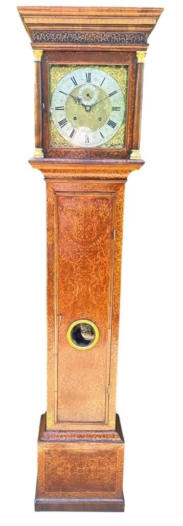Charles Goode, London - Fine early 18th century seaweed walnut longcase Clock Charles Goode, London - Fine early 18th century seaweed walnut longcase Clock