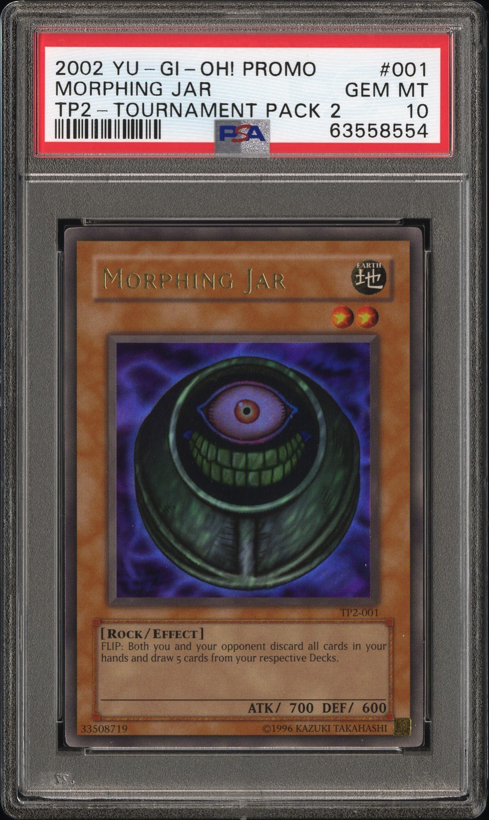 Yugioh Morphing Jar TP2 PSA 10 GEM MINT Yugioh Morphing Jar TP2 PSA 10 GEM MINT