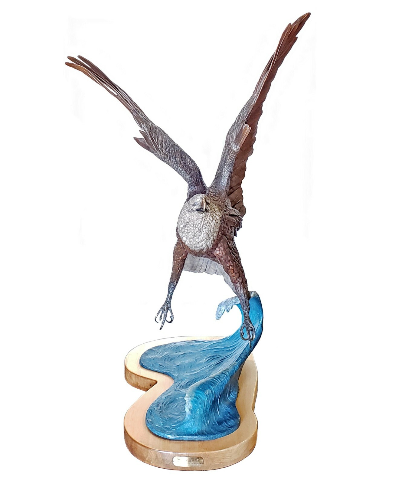 Bronze Eagle Sculpture Statue William Hald 
