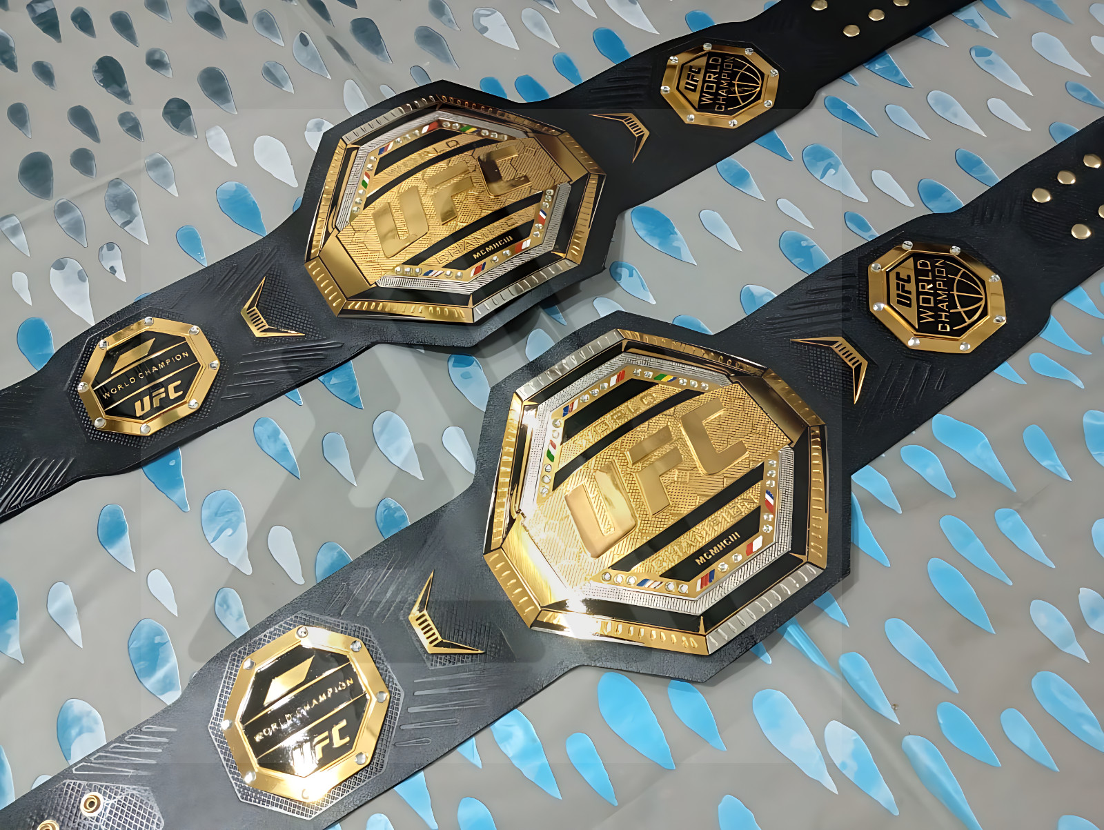 UFC Legacy Championship (Twin Pack) Title Replica Belt 2mm Brass Adult Size UFC Legacy Championship (Twin Pack) Title Replica Belt 2mm Brass Adult Size