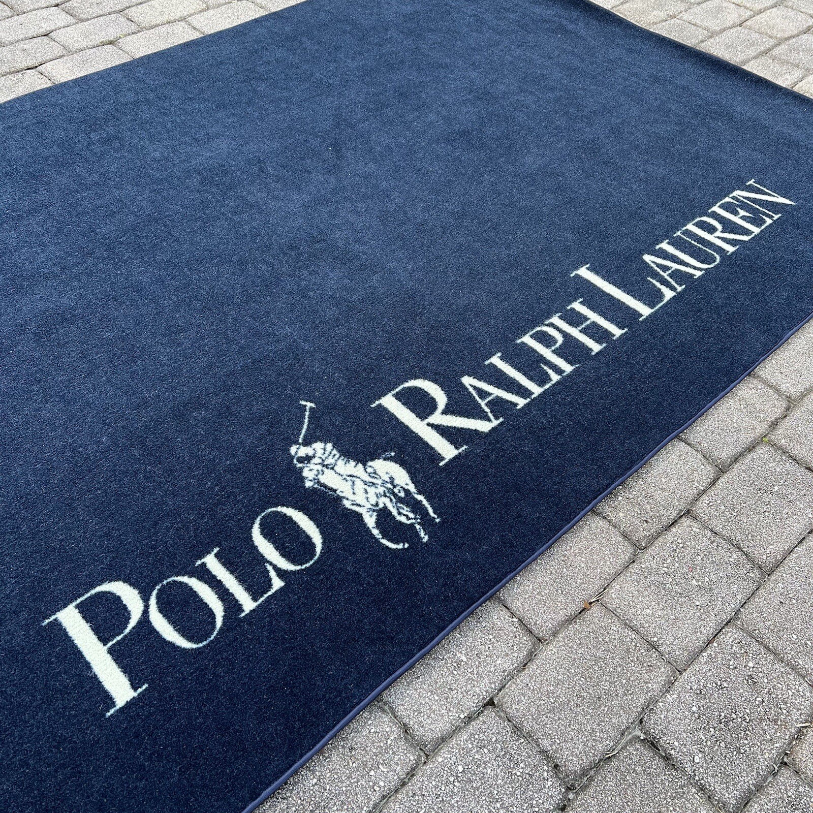 VTG Polo Ralph Lauren Retail Commercial Store Large Carpet Rug RARE • 9ft x 6ft