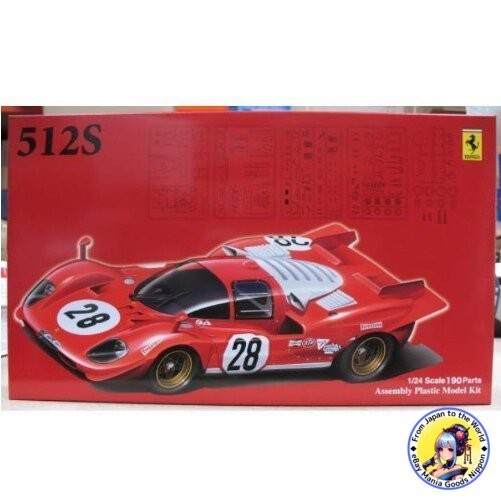 FUJIMI 1/24 Real Sports Car SPOT Ferrari 512S Short Tail Model Kit