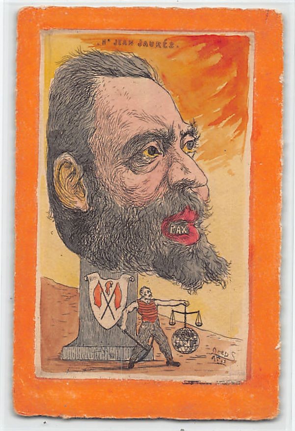 JUDAICA - France - The Dreyfus Affair - Jean Jaurès, defender of Captain Dreyfus