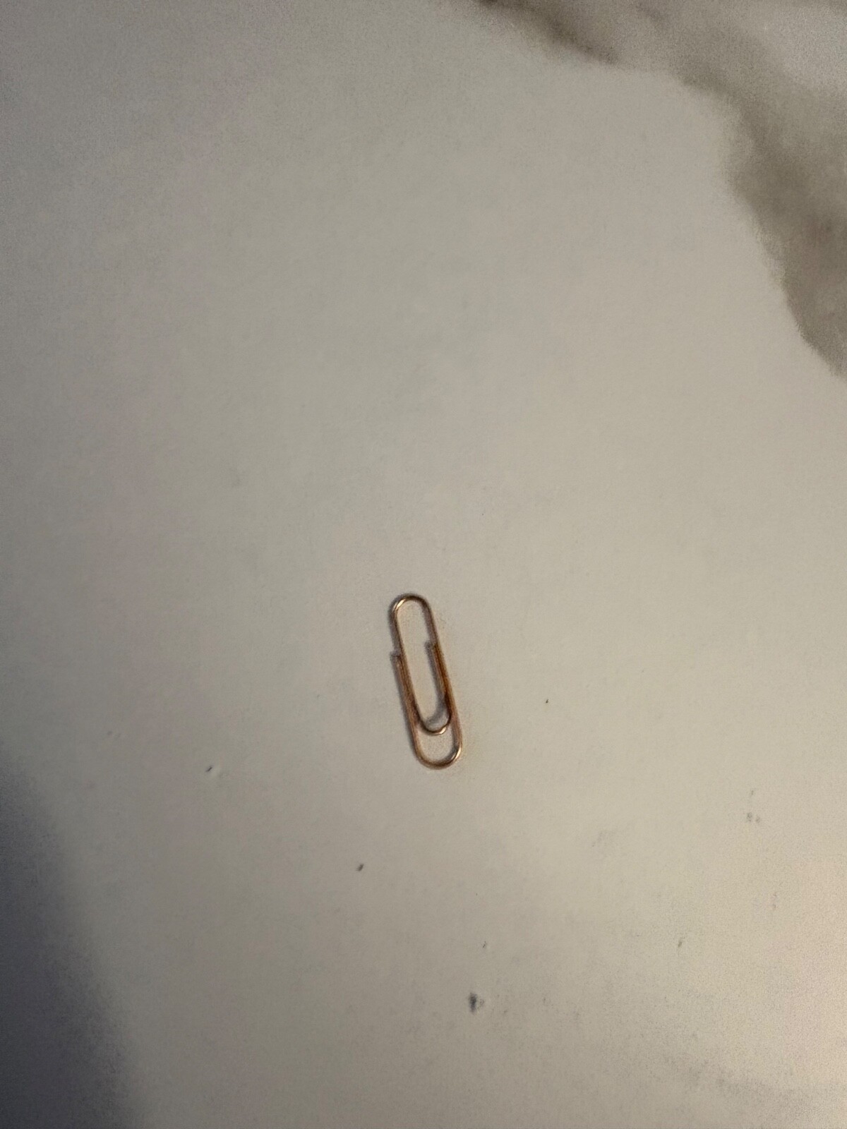 PapER CLiP - that’s it. Just a paper clip 