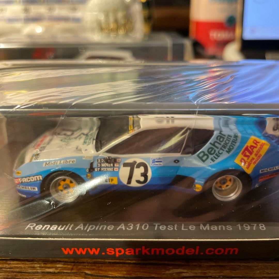 Spark 1/43 Renault Alpine A310 1978 Le Mans 24H Test Diecast Model Car Spark 1/43 Renault Alpine A310 1978 Le Mans 24H Test Diecast Model Car