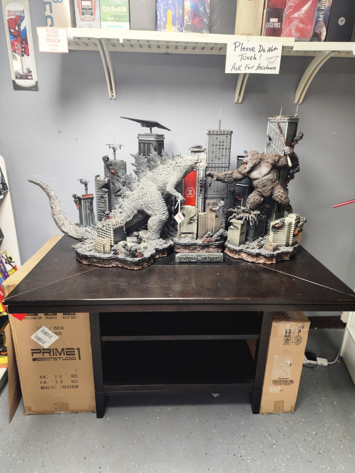 Godzilla Vs Kong Final Battle Ultimate Diorama Prime 1 Studios. Mint Godzilla Vs Kong Final Battle Ultimate Diorama Prime 1 Studios. Mint