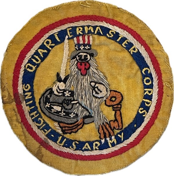 WARTIME VIETNAMESE MADE US ARMY QUARTERMASTER CORP / SUPPLY PATCH (195)