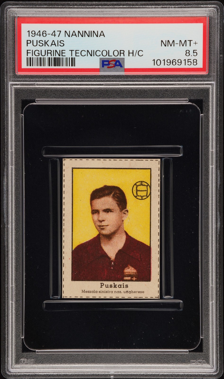 1946 NANNINA FIGURINE TECNICOLOR HAND-CUT PUSKAIS PSA 8.5
