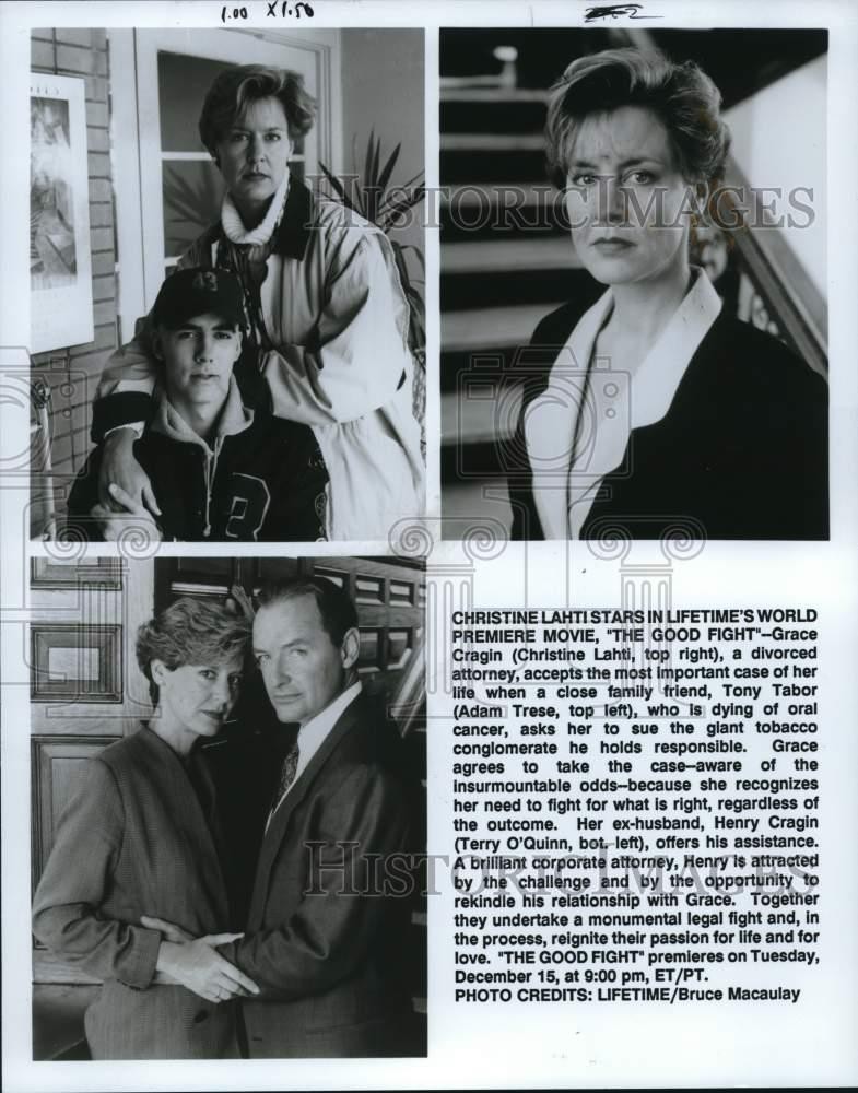 Press Photo Christine Lahti, Adam Trese, Terry O'Quinn star in 