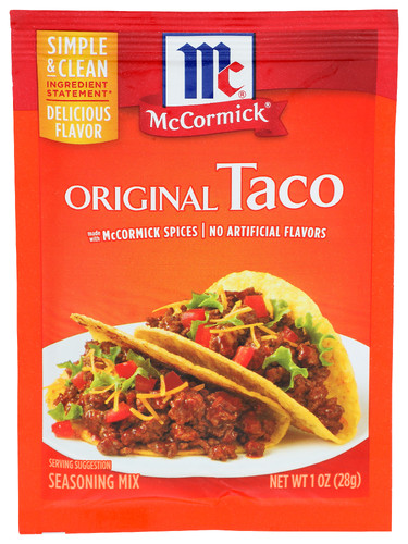 Mc Cormick Seasoning Taco Mix 1 OZ Pack Of 24 Mc Cormick Seasoning Taco Mix 1 OZ Pack Of 24