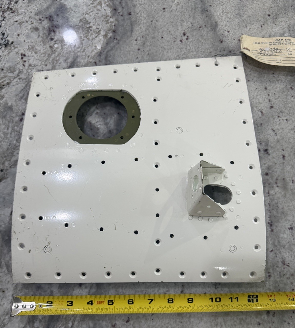 F4 Phantom Fuselage Panel McDonnell Douglas Fighter Jet USAF 13x13” 32-05331-72