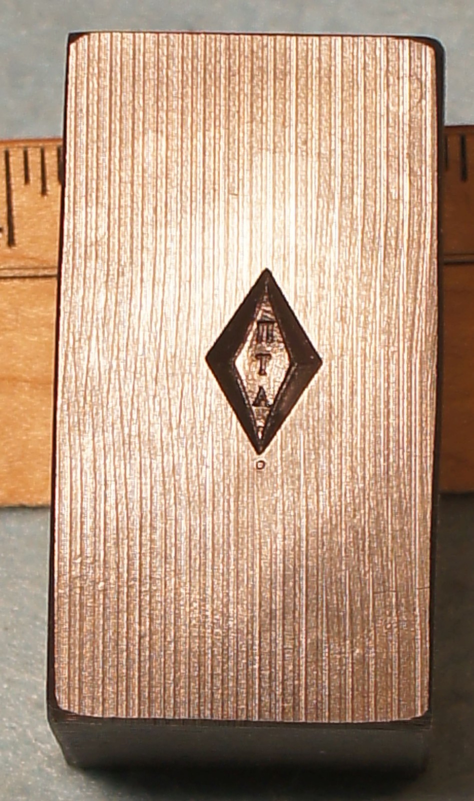 1927 PI TAU ALPHA Fraternity Pin STEEL STAMPING DIE Robbins RC23 1927 PI TAU ALPHA Fraternity Pin STEEL STAMPING DIE Robbins RC23