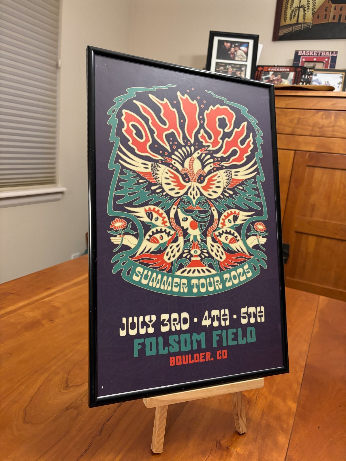 BIG 11x17 FRAMED PHISH 