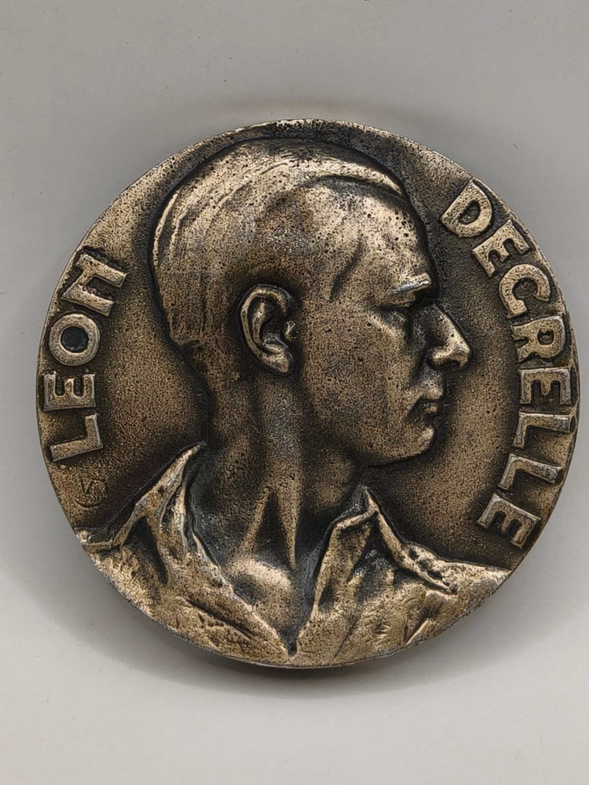 Rare Leon Degrelle Commemorative Medal. IIWW Belgium Rare Leon Degrelle Commemorative Medal. IIWW Belgium