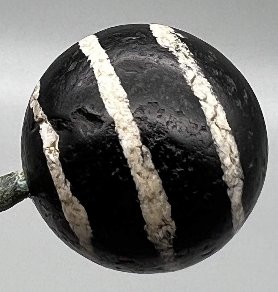 Ancient Burmese pyu Agate Bead Eached Decorated Agate Bead Amulet Ancient Burmese pyu Agate Bead Eached Decorated Agate Bead Amulet