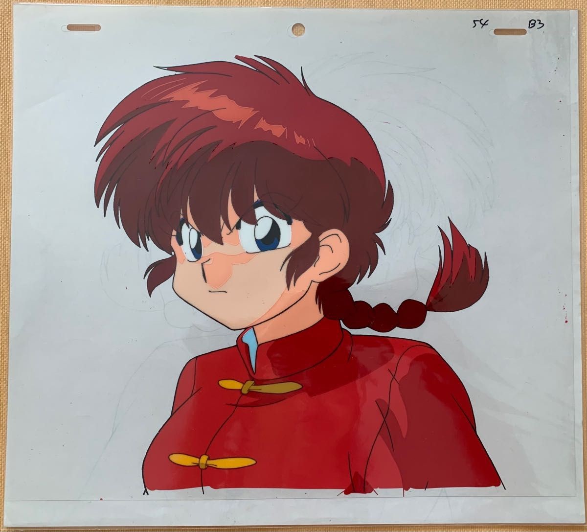 Original Cel & Douga Official Vintage Ranma 1/2 Female Ranma Saotome 1989 Rare Original Cel & Douga Official Vintage Ranma 1/2 Female Ranma Saotome 1989 Rare