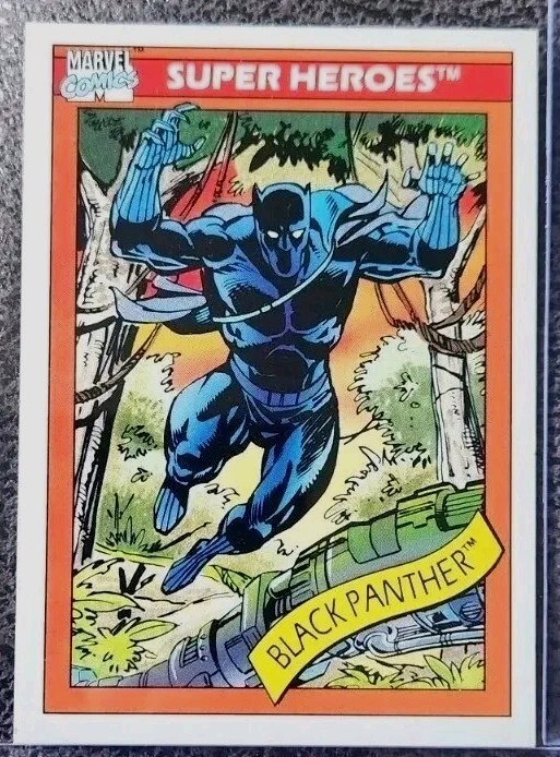 1990 Black Panther Rookie  Impel Marvel Universe Avenger RC  #20 SP 