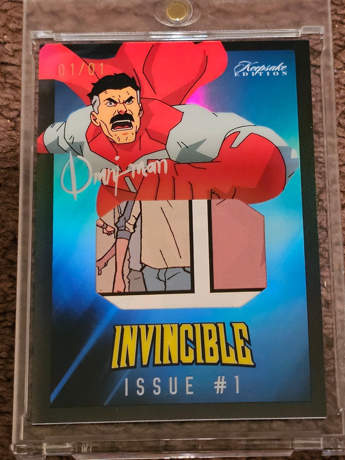 Invincible Keepsake Edition Holo Issue #1 1/1 Omni-Man Grail #OMNI-1 Invincible Keepsake Edition Holo Issue #1 1/1 Omni-Man Grail #OMNI-1