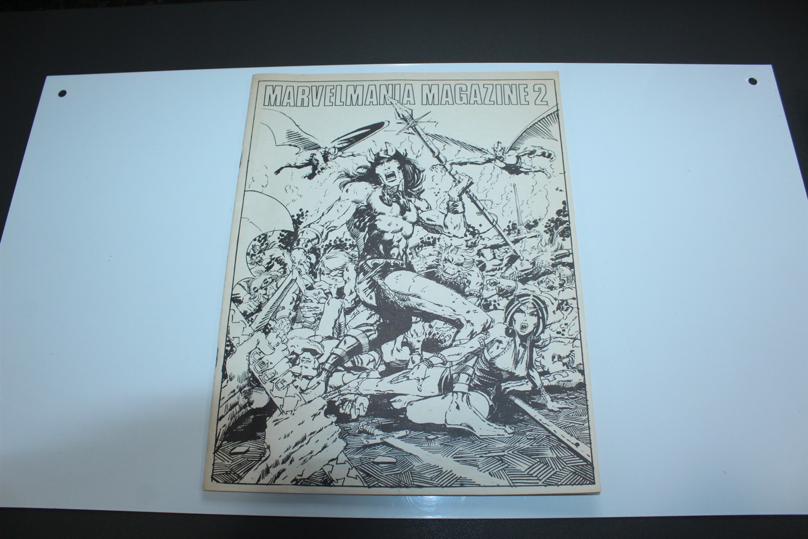 Vintage Marvelmania Monthly Magazine No. 2, 1st Appearance Of Conan 1970 Vintage Marvelmania Monthly Magazine No. 2, 1st Appearance Of Conan 1970