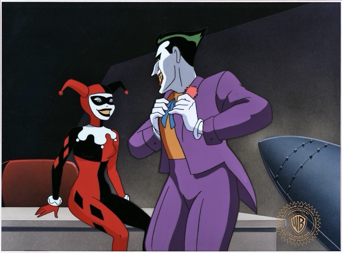 HARLEY QUINN FIRST APPEARANCE PRODUCTION CEL — HARLEY QUINN FIRST APPEARANCE PRODUCTION CEL —