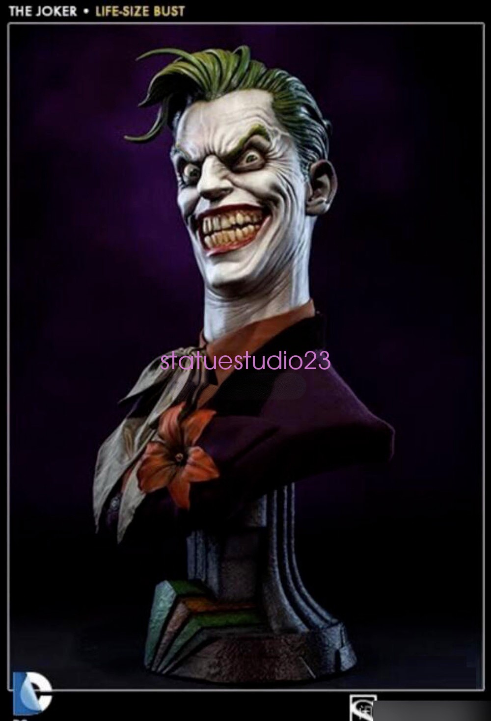 Sideshow The Joker 1/1 Bust Statue Figure Resin Model Collectible Rare Boy Gift
