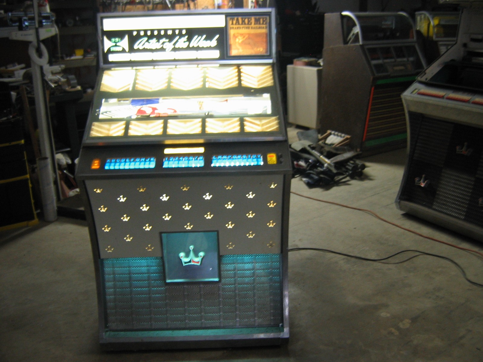 1962 SEEBURG DS 160 STEREO JUKEBOX REBUILT 2 YEAR WARRANTY 1962 SEEBURG DS 160 STEREO JUKEBOX REBUILT 2 YEAR WARRANTY