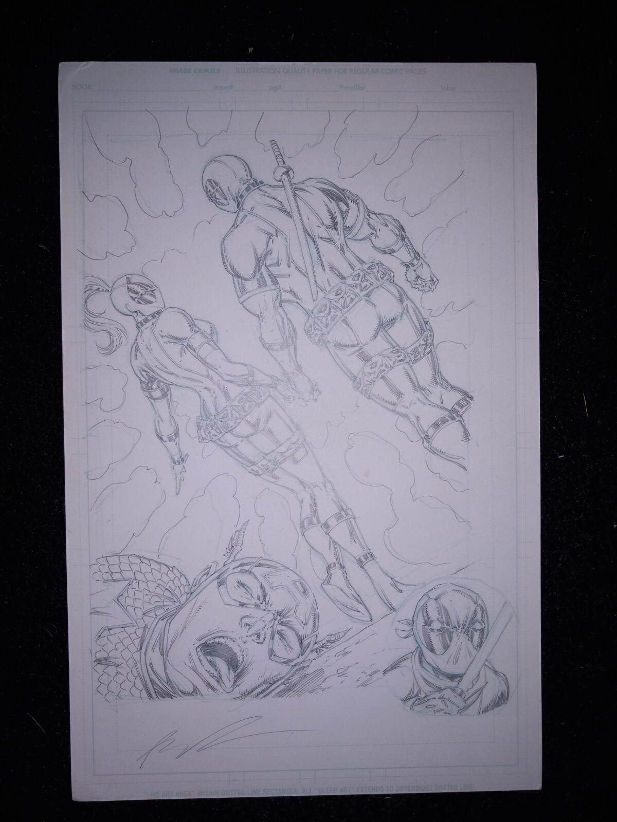 Liefeld PRELUDE TO DEADPOOL CORPS 1 pg 22 1st KIDPOOL PAGE & 2nd LADY DEADPOOL Liefeld PRELUDE TO DEADPOOL CORPS 1 pg 22 1st KIDPOOL PAGE & 2nd LADY DEADPOOL
