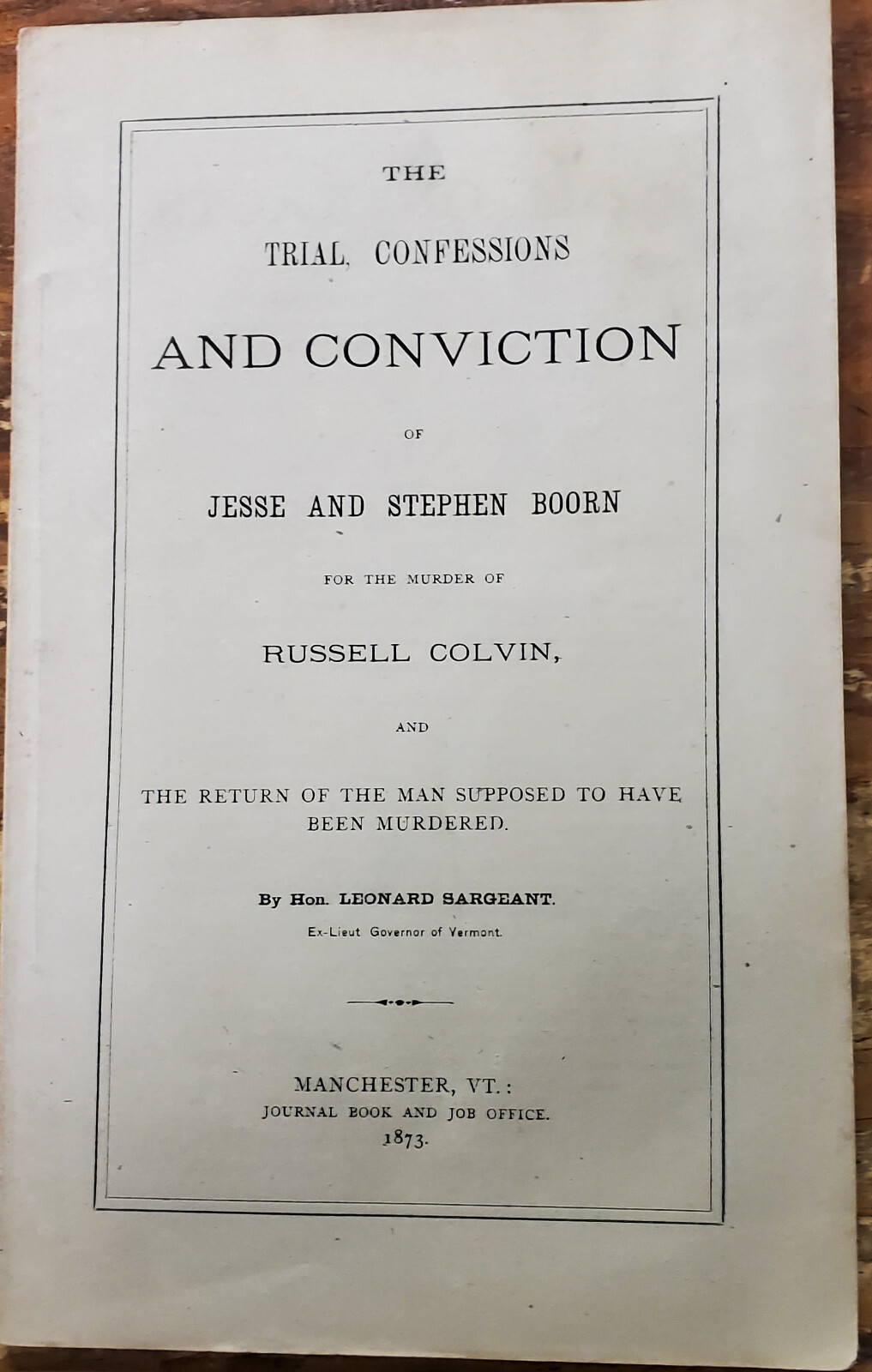 Confessions/Convictions Jesse&Stephen Boorn, Wrongful Conviction 1819