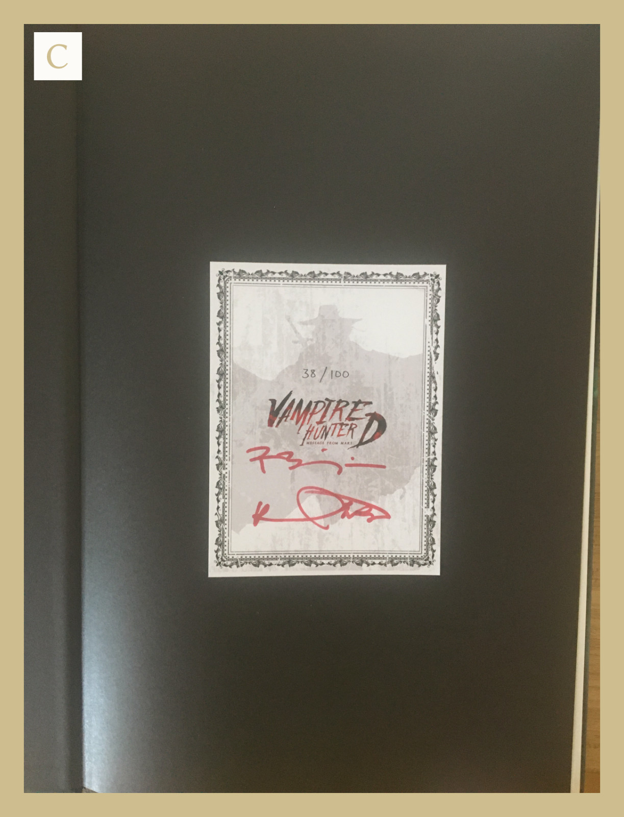 Vampire Hunter D Message From Mars Oversized Ed Overture 134662992042