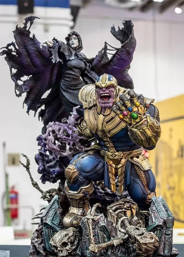 XM Studio 1/4 Thanos & Lady Death Limited Resin Statue Deluxe Ver. In Stock