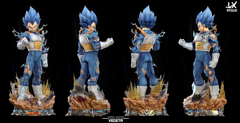 LX Studio Dragon Ball Vegeta Super Saiyan Resin Statue In Stock