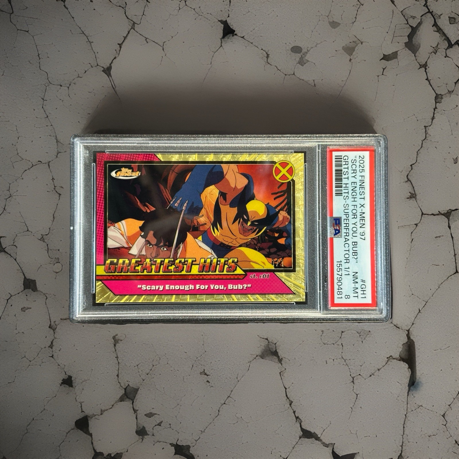 2025 Finest X-Men ‘97 Wolverine Scary Enough For You Superfractor 1/1 PSA 9 2025 Finest X-Men ‘97 Wolverine Scary Enough For You Superfractor 1/1 PSA 9